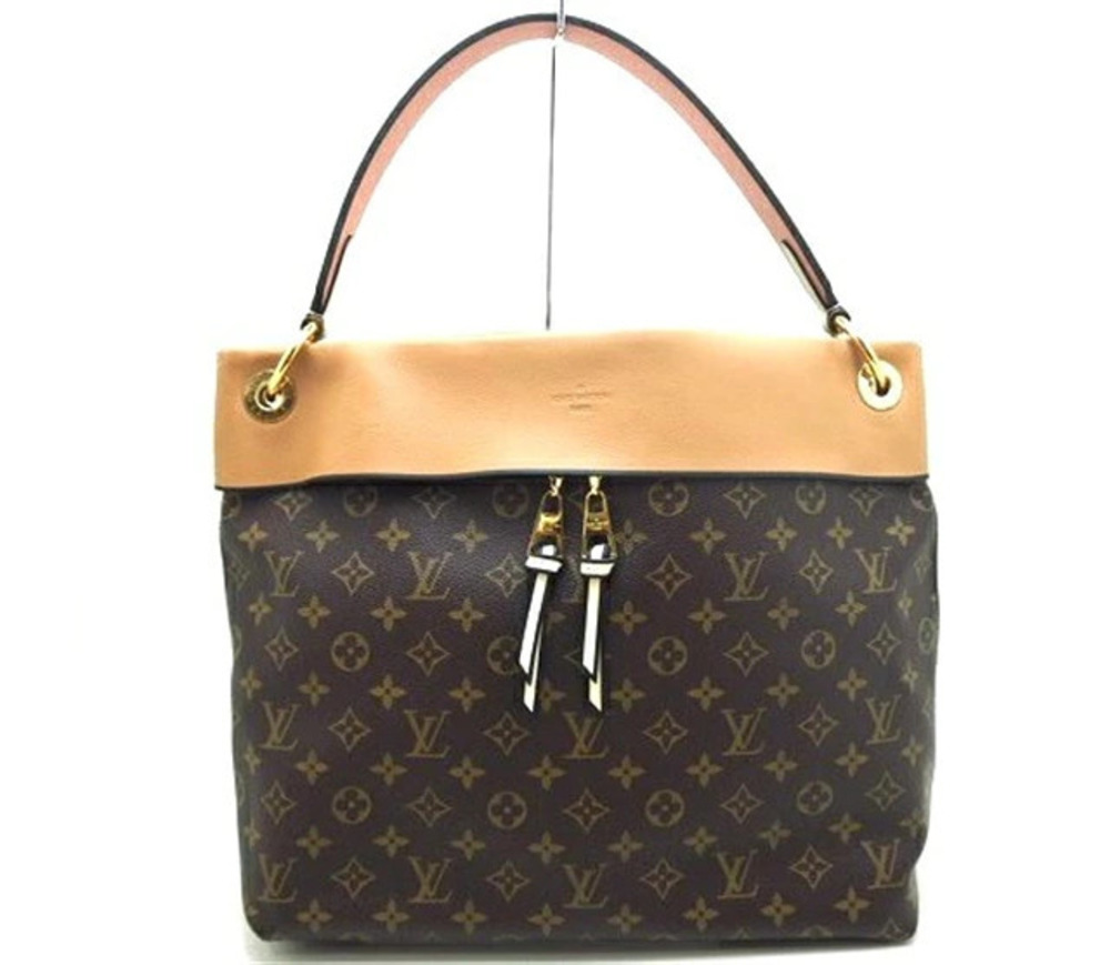 LOUIS VUITTON Bag Shoulder Tuileries Hobo Monogram Sesame Peach